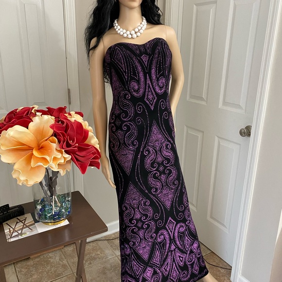 JUMP Apparel Dress, US Size 4, beautifully made, purple and black, great quality - Picture 3 of 4